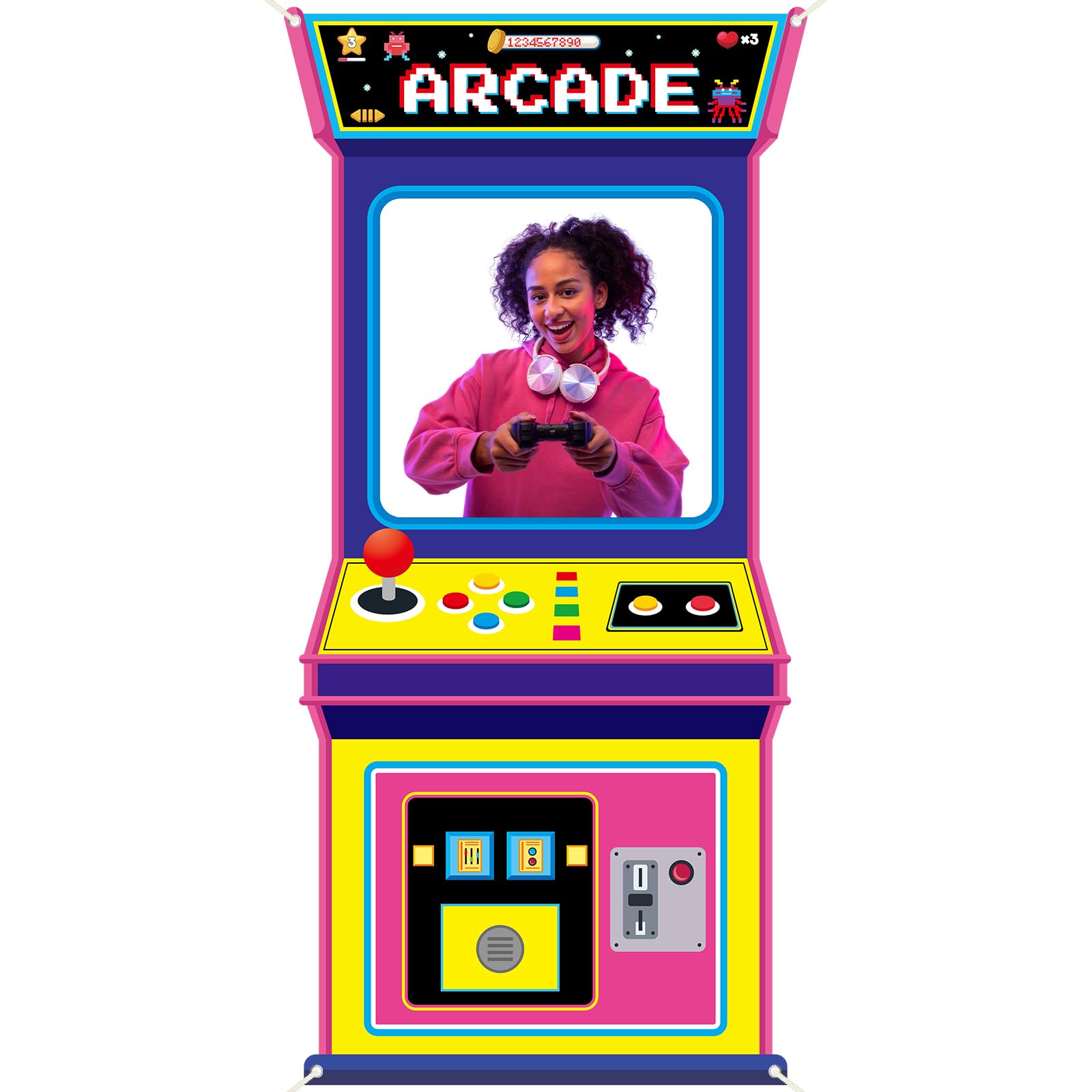Retro Gaming Events - Retro Video Oyunları Kumaş Arcade Oyunu