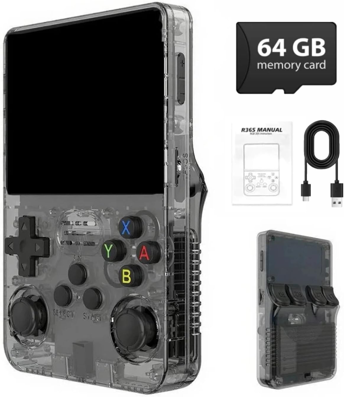 Retro Gaming R36S - R36S Retro Oyun Konsolu 3.5 İnç