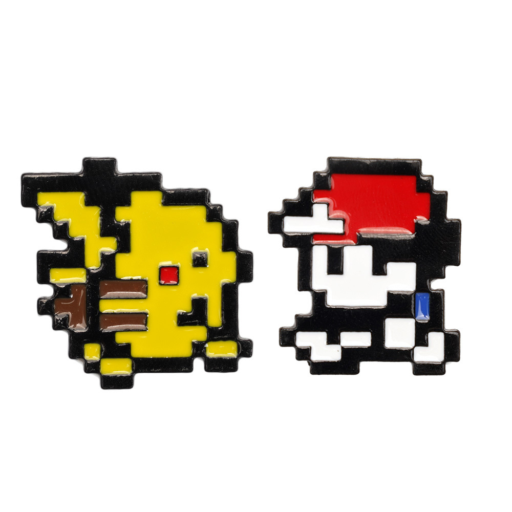 Retro Gaming Pokemon - 2 adet Retro Oyun 8-bit Piksel