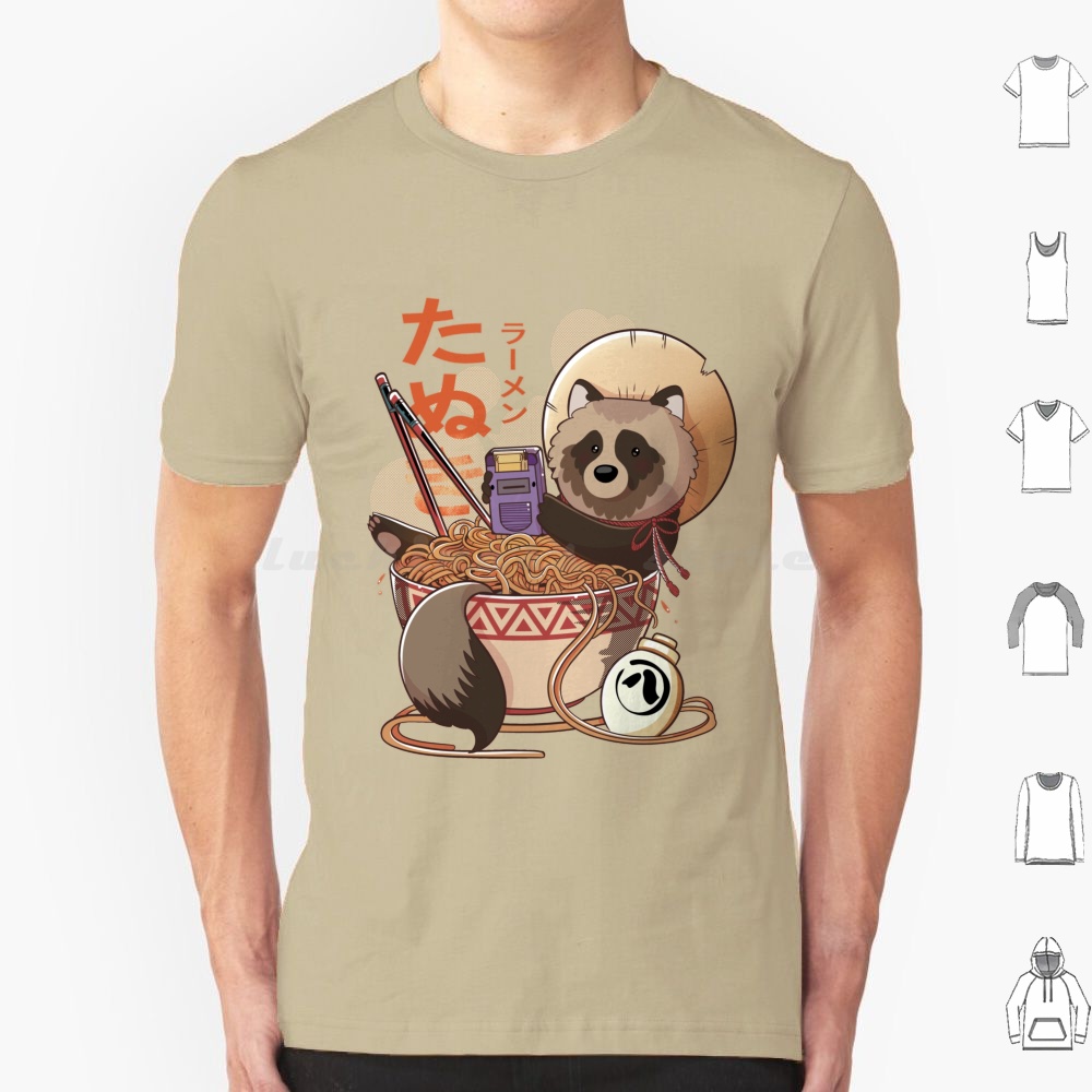 Retro Gaming Japan - Tanuki Ramen T Gömlek Büyük Boy