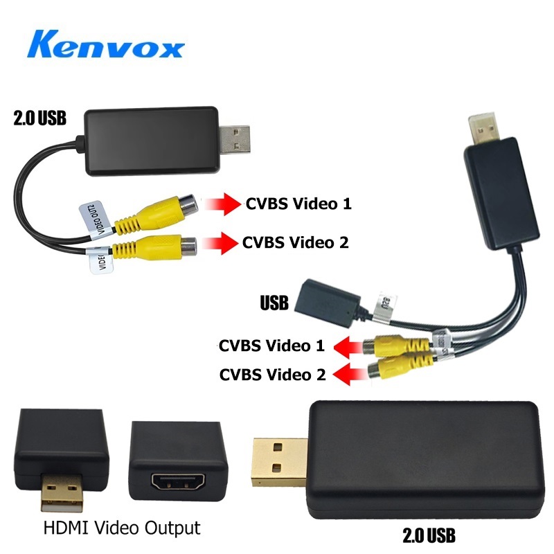 Composite Rca Cable - Kenvox Android USB Video Çıkış RCA