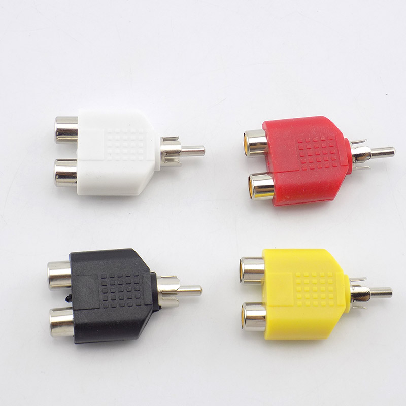 Composite Rca Cable - 4 adet/grup RCA Konektörü Y Splitter