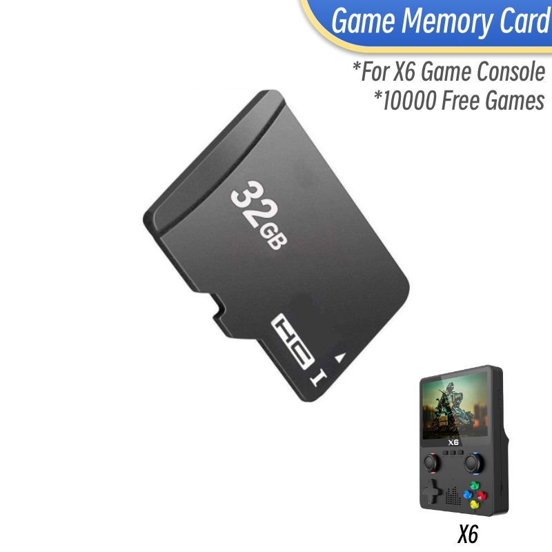 Retro Gaming X6 - X6 Oyun Konsolu için Oyun Kartı