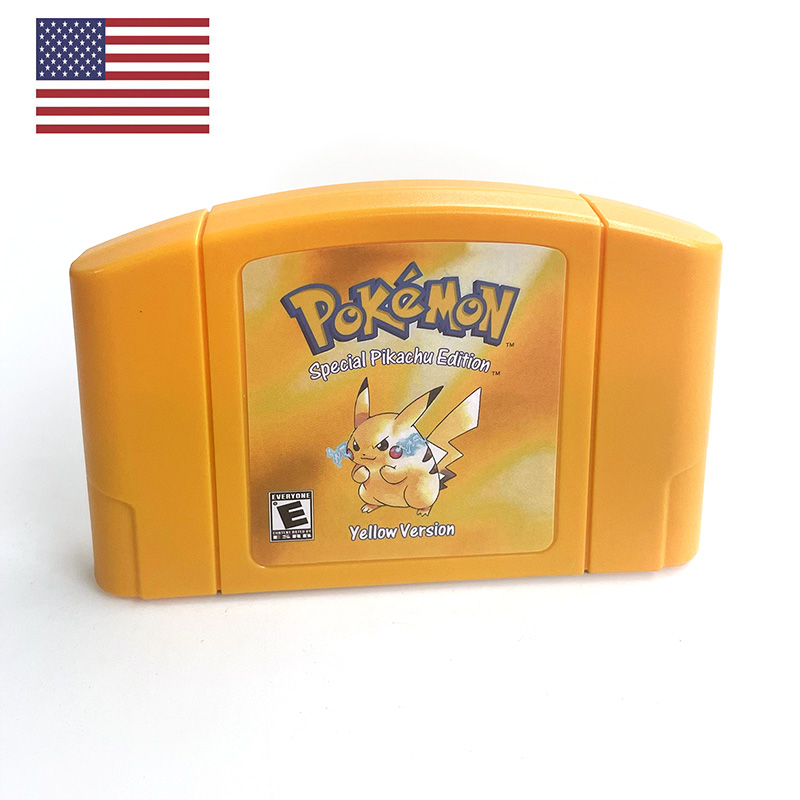 Retro Handheld Console - ABD NTSC Versiyonu İngilizce Pokemon Yellow