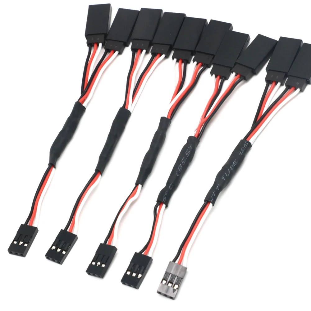 Composite Rca Cable - 5 adet 100/150/200/300/500mm RC Servo Y