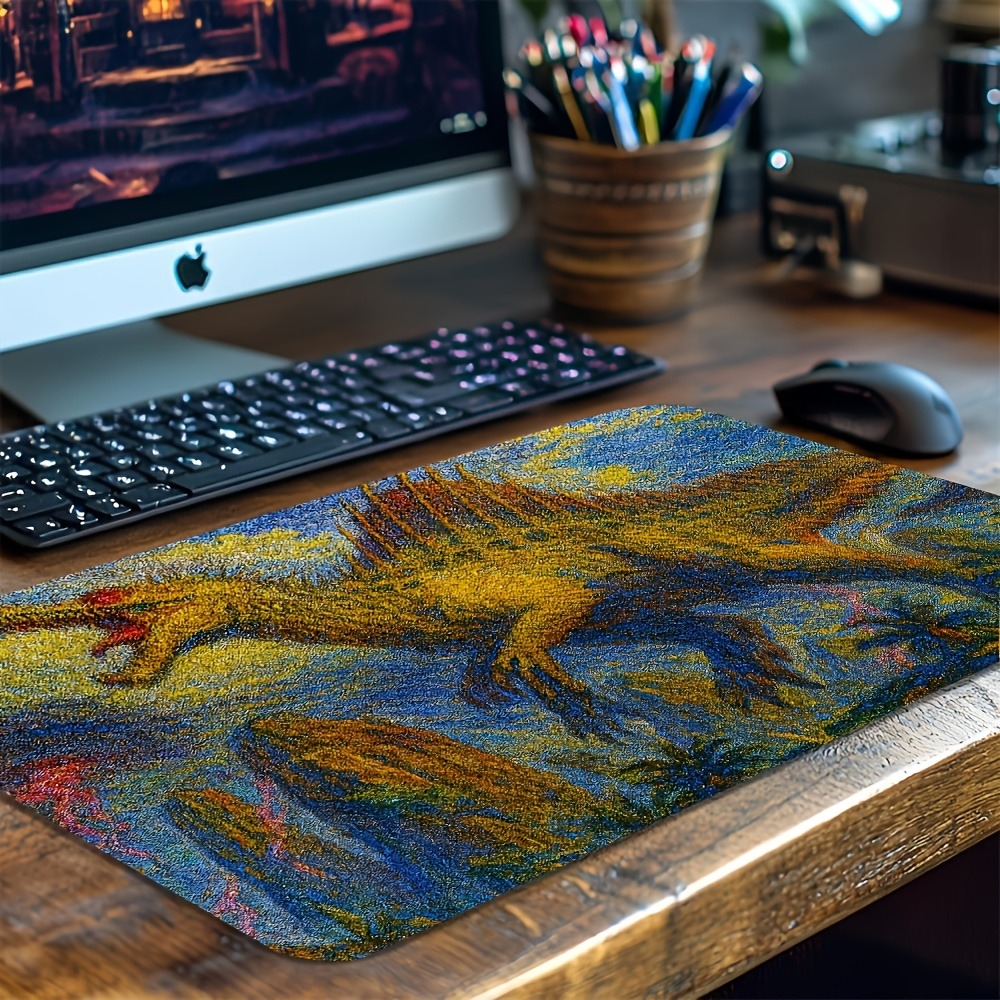 Retro Pc Gaming - Retro Spinosaurus Oyun Matı Kaymaz Masa