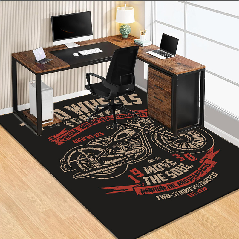 Retro Gaming Desk Setup - Oyun kurulumu için motosiklet temalı masa