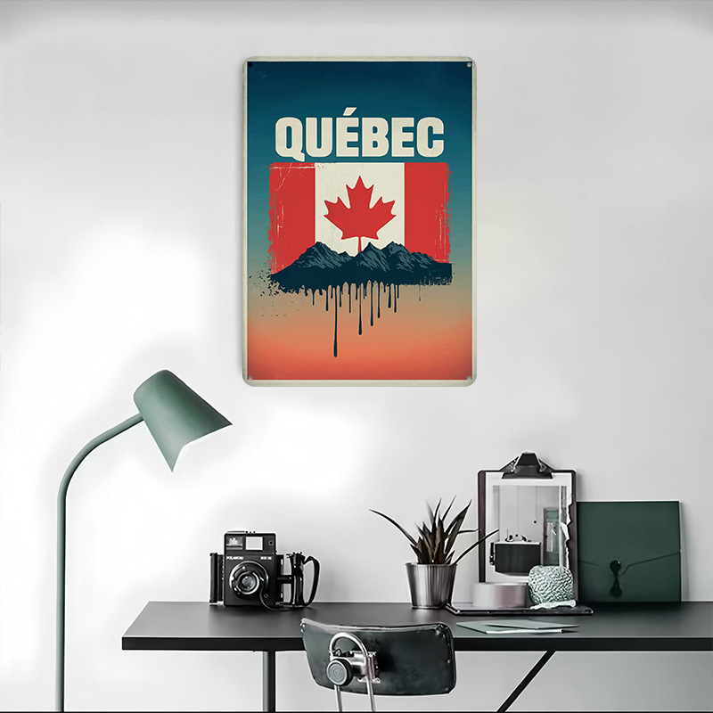 Quebec Seyahat Baskılı Poster  - Retro Gaming Quebec incelemesi ve fiyatı