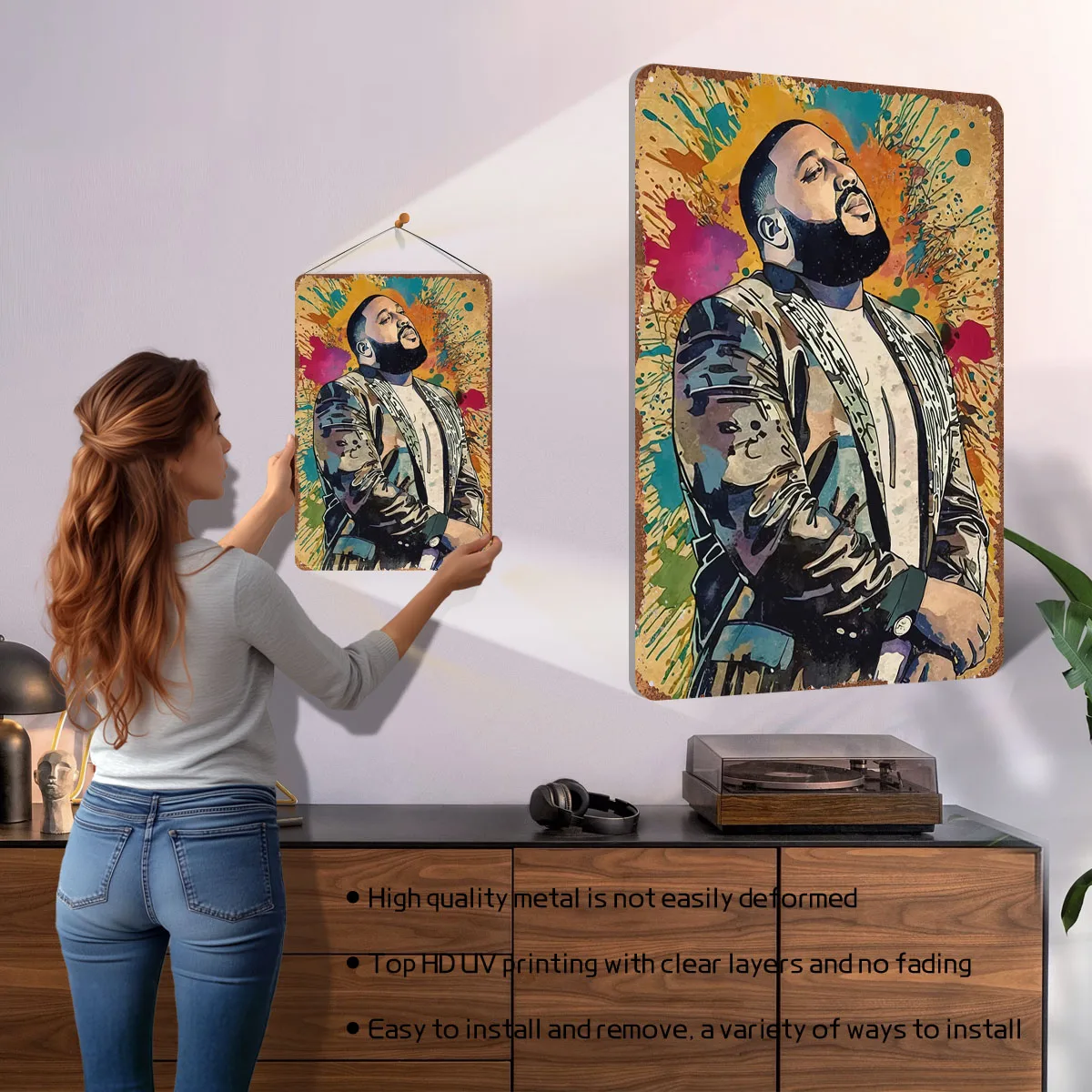 DJ Khaled Posteri Rock Şarkıcı - Retro Gaming At Home incelemesi ve fiyatı