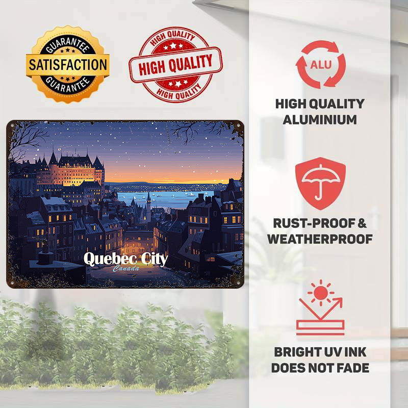 Quebec City Gece Baskılı Poste - Retro Gaming Quebec incelemesi ve fiyatı