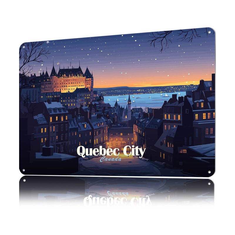 Quebec City Gece Baskılı Poste - Retro Gaming Quebec incelemesi ve fiyatı