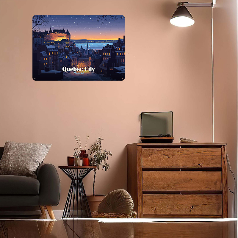 Quebec City Gece Baskılı Poste - Retro Gaming Quebec incelemesi ve fiyatı