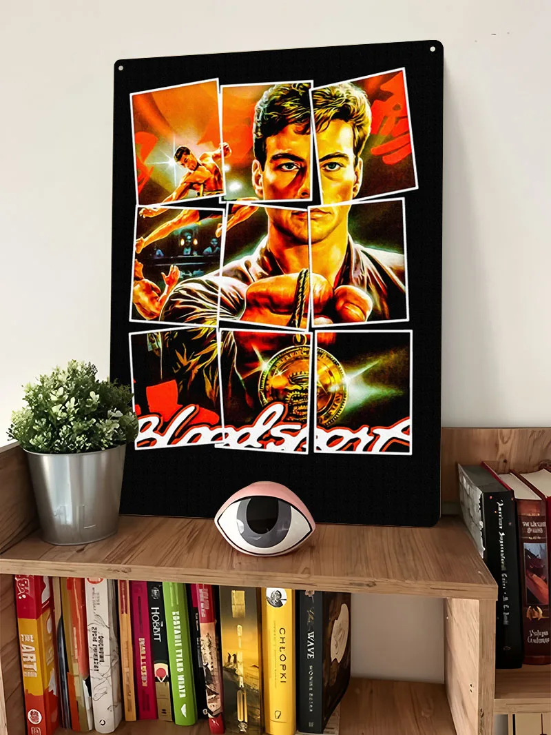 Bloodsport Metal Tabela Klasik - Retro Gaming At Home incelemesi ve fiyatı