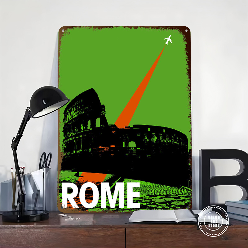 Roma Seyahat Metal Posteri Kiş - Retro Gaming At Home incelemesi ve fiyatı