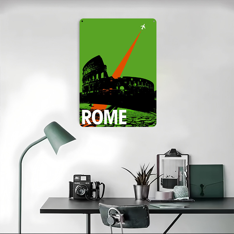 Roma Seyahat Metal Posteri Kiş - Retro Gaming At Home incelemesi ve fiyatı