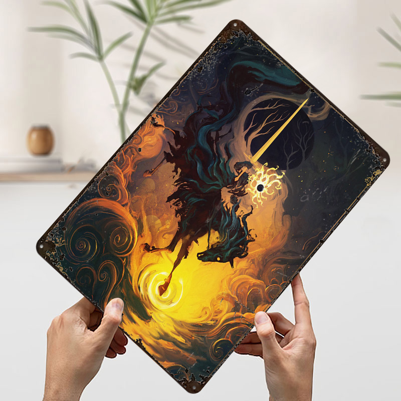 Eclipse Knight Metal Poster Öz - Retro Knight Gaming incelemesi ve fiyatı