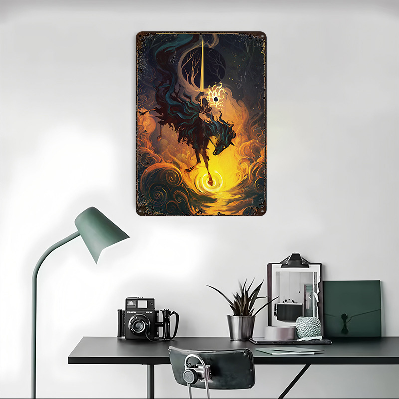 Eclipse Knight Metal Poster Öz - Retro Knight Gaming incelemesi ve fiyatı
