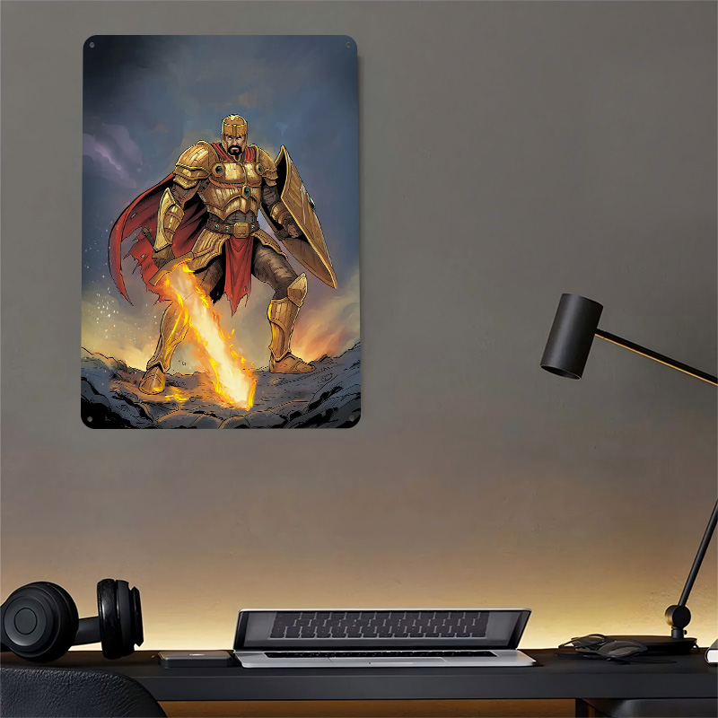 Alevli Kılıçlı Altın Şövalye P - Retro Knight Gaming incelemesi ve fiyatı