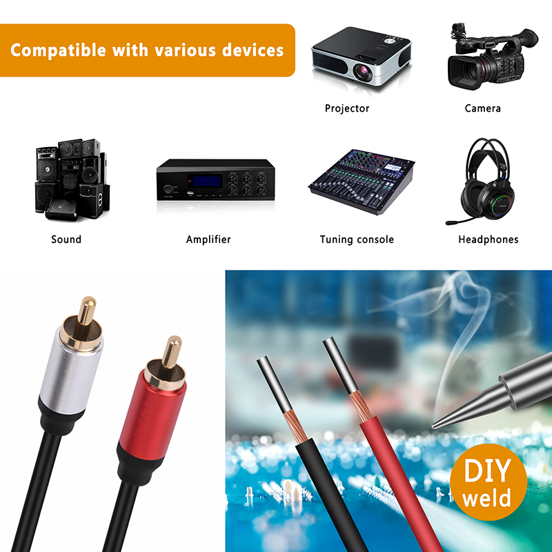 1 adet hoparlör tel RCA erkek  - Composite Rca Cable incelemesi ve fiyatı