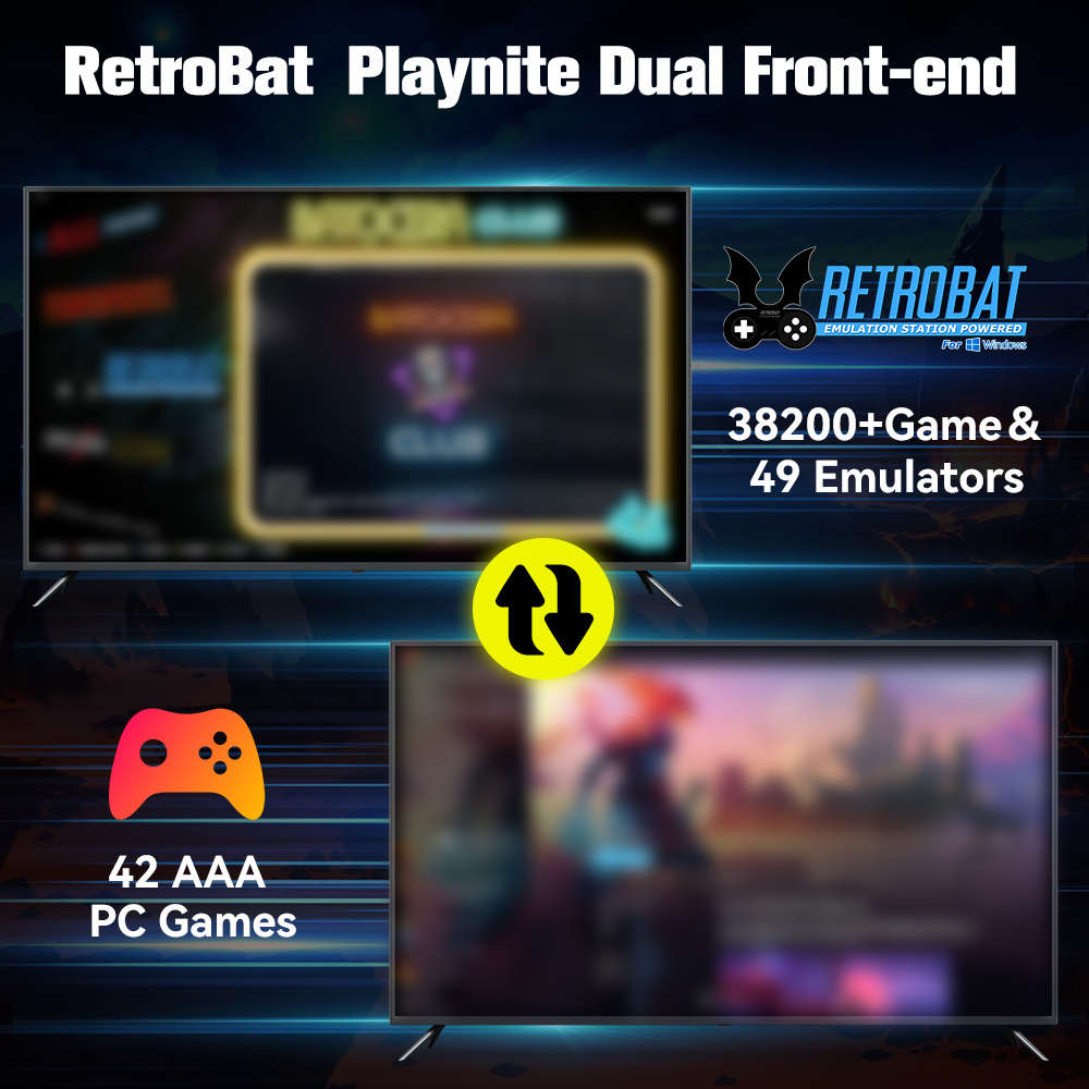 Retrobat&Playnite Sistemi HDD  - Retro Pc Gaming incelemesi ve fiyatı