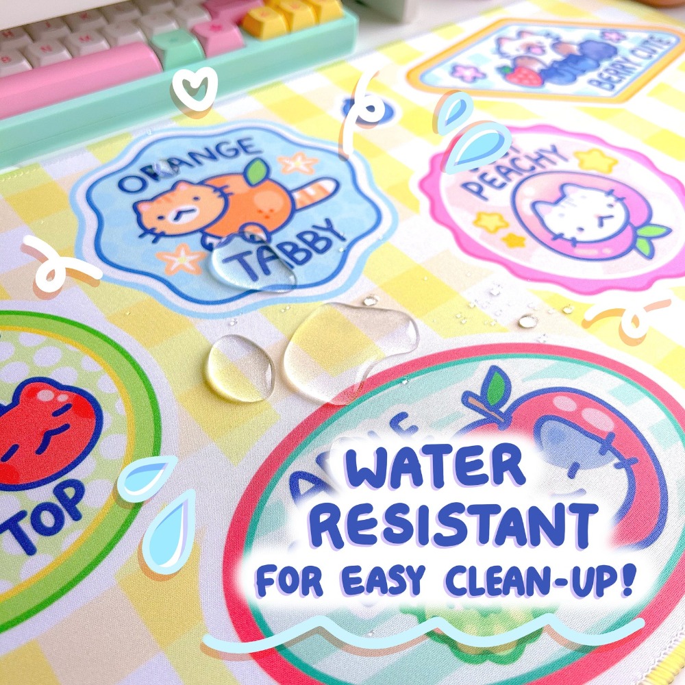 Fruit Kitty Masa Matı Mousepad - Retro Gaming Desk Setup incelemesi ve fiyatı