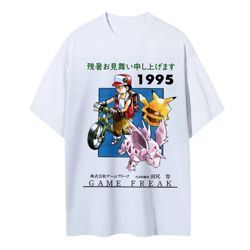 Pokemon 1995 Vintage T - Gömle - Retro Gaming Pokemon incelemesi ve fiyatı