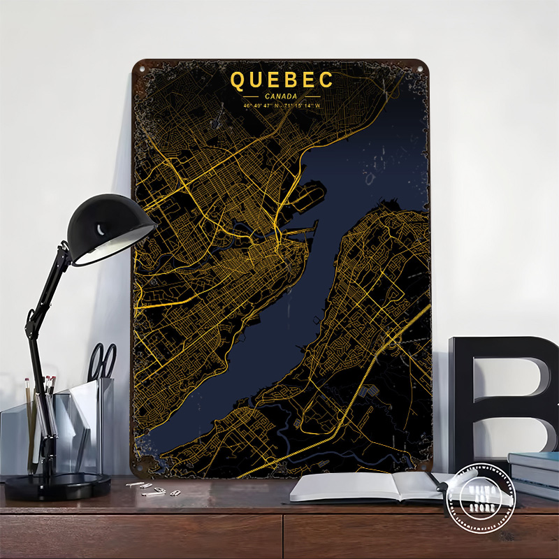 Quebec Altın Harita Posteri Öz - Retro Gaming Quebec incelemesi ve fiyatı