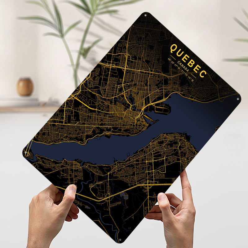 Quebec Altın Harita Posteri Öz - Retro Gaming Quebec incelemesi ve fiyatı