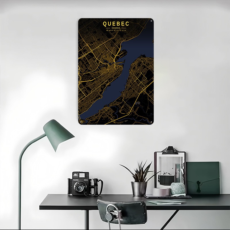 Quebec Altın Harita Posteri Öz - Retro Gaming Quebec incelemesi ve fiyatı