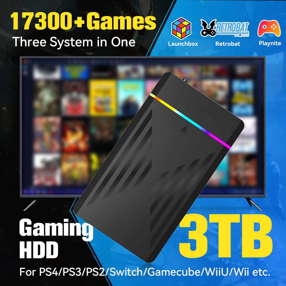 3 TB Taşınabilir Oyun HDD Laun - Retro Gaming Stick incelemesi ve fiyatı